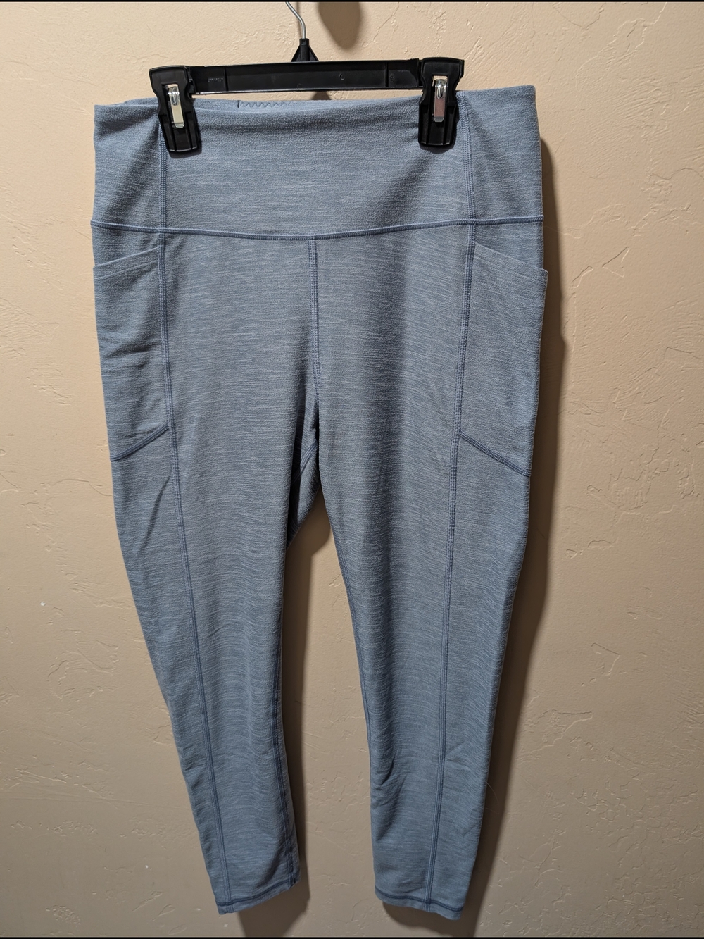 Victoria's Secret Light Blue/Gray Heathree High-Rise Super Soft Pocket Leggings
